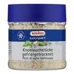 Kotanyi Gourmet Knoblauchstücke gefriergetrocknet | wie erntefrisch, würzig-intensiv, scharf, 400 ml  