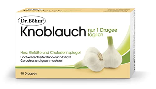 Dr Böhm Knoblauch nur 1 Dragee täglich, 90 St. Dragees  